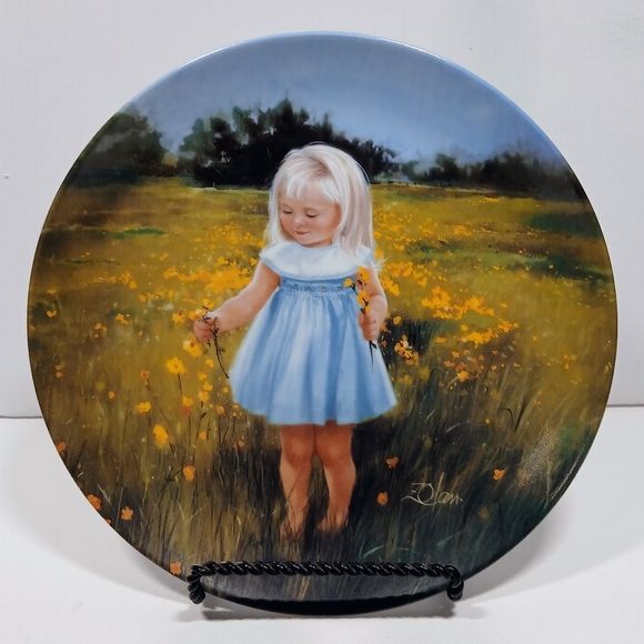"Meadow Magic"Collectors' Plate # 6284 D by Donald Zolan, Pemberton & Oakes 1989 - Picture 4 of 4